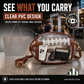 🏈 Clear Football-Shaped Crossbody Bag – Game-Day Style Meets Everyday Convenience ✨
