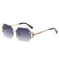 Uv Protection Rimless Sunglasses