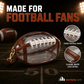 🏈 Clear Football-Shaped Crossbody Bag – Game-Day Style Meets Everyday Convenience ✨