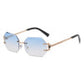 Uv Protection Rimless Sunglasses