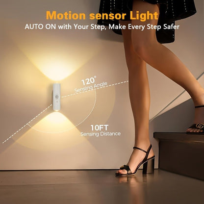 🎁LAST WEEK SPECIAL PRICE ￡6.99!!⏳Rechargeable Smart LED Motion Sensor Ambient Light