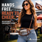 🏈 Clear Football-Shaped Crossbody Bag – Game-Day Style Meets Everyday Convenience ✨