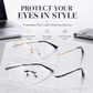 🔥50% OFF🔍 Frameless Blue Light Blocking Glasses | Advanced blue light blocking technology · 👓 Stylish frameless design · Perfect for both casual and business settings