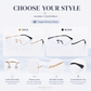 🔥50% OFF🔍 Frameless Blue Light Blocking Glasses | Advanced blue light blocking technology · 👓 Stylish frameless design · Perfect for both casual and business settings