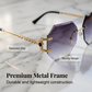 Uv Protection Rimless Sunglasses