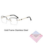 🔥50% OFF🔍 Frameless Blue Light Blocking Glasses | Advanced blue light blocking technology · 👓 Stylish frameless design · Perfect for both casual and business settings
