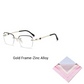 🔥50% OFF🔍 Frameless Blue Light Blocking Glasses | Advanced blue light blocking technology · 👓 Stylish frameless design · Perfect for both casual and business settings