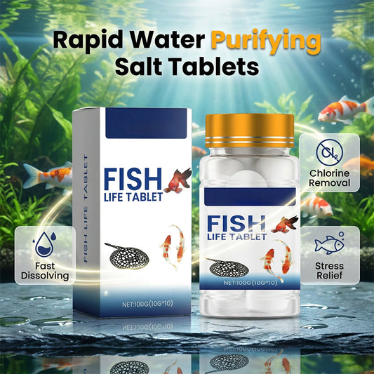 ⏰️Last Day For £9.99 only⌛️Aquarium Conditioning Salt Tablets