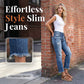 🔥New Hot Selling❤️‍🔥Women's Fashionable Slim-Fit Distressed Jeans