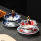 Umbrella-Shaped Ceramic Tea Strainer Set