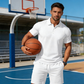 Men's Summer 2-Piece Polo & Shorts Set