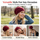  Solid Color Slouchy Beanie Hat