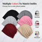  Solid Color Slouchy Beanie Hat