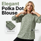 ⏳Limited-time 50% off⏰Women's Casual Polka Dot 3/4 Sleeve Blouse Top👚
