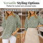 ⏳Limited-time 50% off⏰Women's Casual Polka Dot 3/4 Sleeve Blouse Top👚