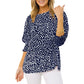 ⏳Limited-time 50% off⏰Women's Casual Polka Dot 3/4 Sleeve Blouse Top👚