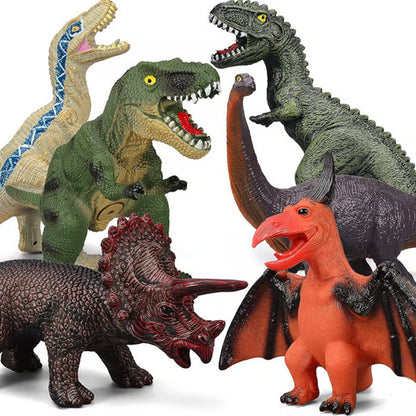 Realistic & Soft Rubber Dinosaur Toy for Kids